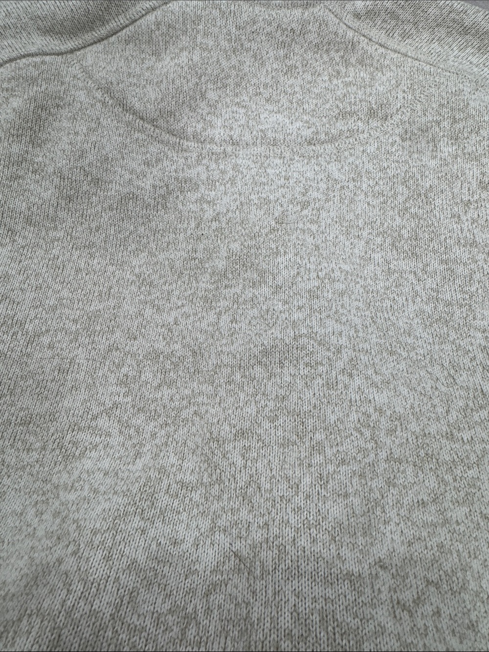 Women's L.L.Bean Sweater Fleece Full-Zip Jacket Cream Sailcloth - Picture 4 of 4